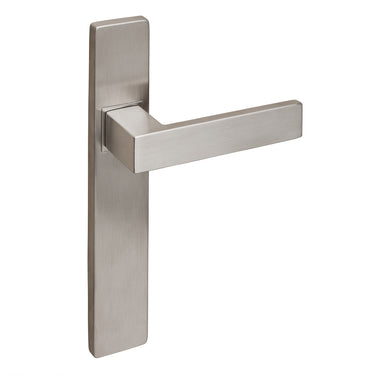 Imperio deurklink RVS met rechthoekig schild