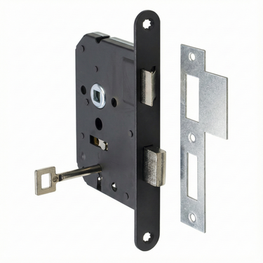 Klavier dag en nachtslot SL56 met zwarte voorplaat