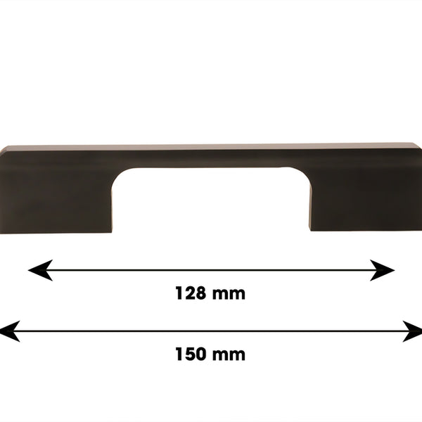 Handgreep Modern Brons 150 mm - Boorafstand 128 mm