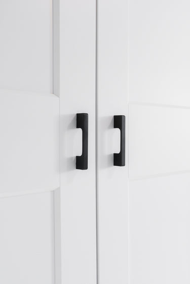 Handgreep Modern zwart 150 mm - Boorafstand 128 mm