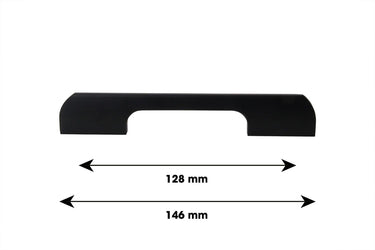Handgreep Design zwart 146 mm - Boorafstand 128 mm