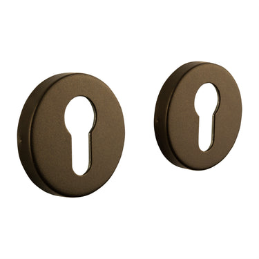 Cilinderrozet brons rond