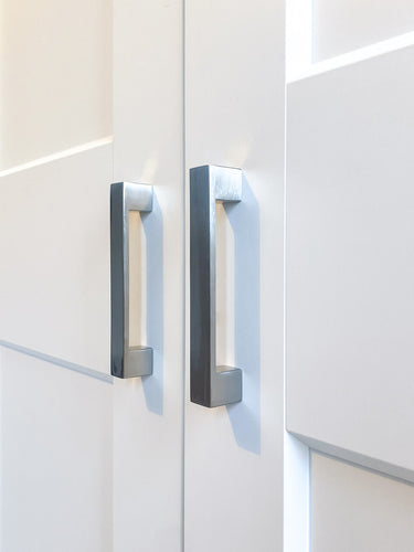 Handgreep RVS-look Kubus - Boorafstand 128 mm