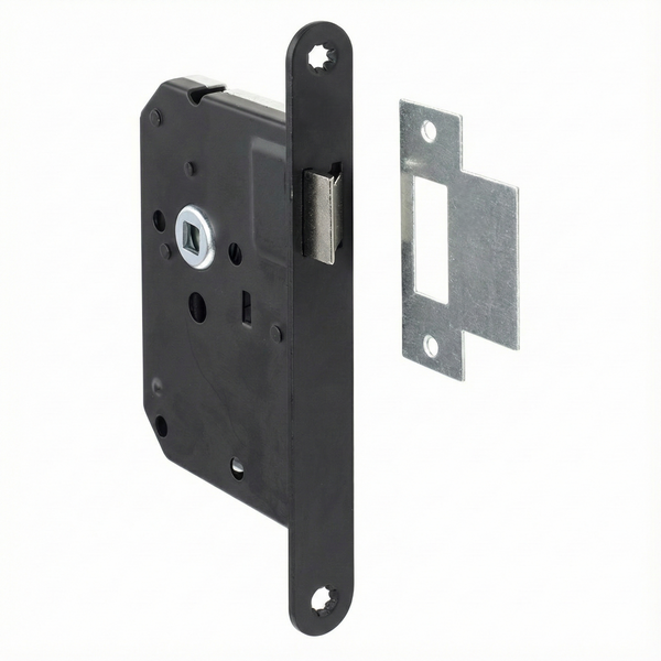 Loopslot met zwarte voorplaat